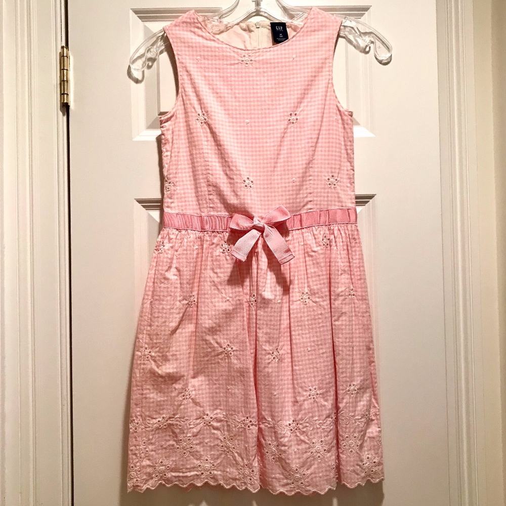 Gap Girl's Pink Embroidered Dress
